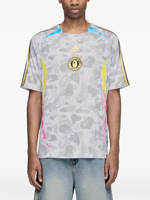 adidas x A Bathing Ape Teamgeist T-shirt Grey KU5996