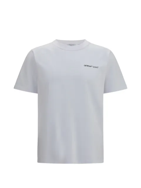 Off-White Logo Quote short-sleeved T-shirt White OMAA16MF26JER00L10