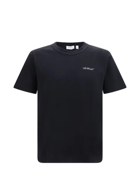 Off-White Small Bookish logo-print T-shirt Black OMAA16MF26JER00M00
