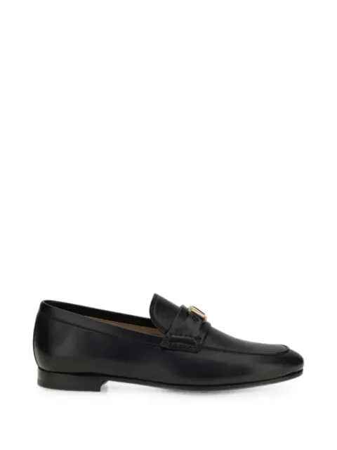Valentino Garavani VLogo Signature leather loafers Black WS0QD5EJC