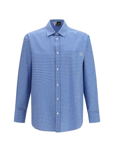 LOEWE shirt in cotton Blue H616Y05X85