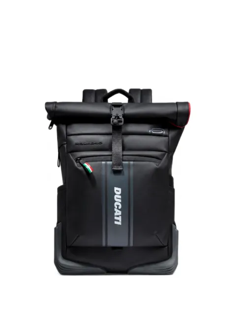 PIQUADRO x Ducati Commute roll-top backpack Black CA6291C2OWD