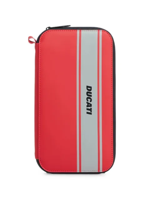 PIQUADRO Ducati logo-print wallet Red PP7033C2OWDRR