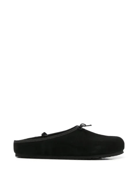Birkenstock bow-detail lace-up mules Black 1033055