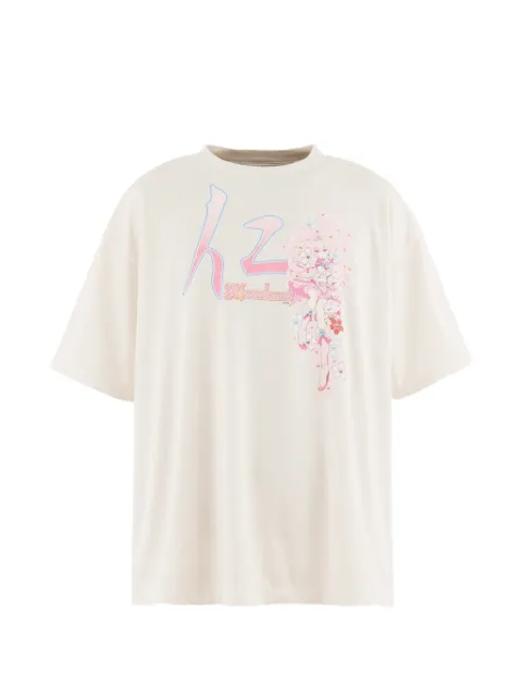 MONONOKE MADE x Takashi Murakami graphic-print T-shirt White MTMK80000004