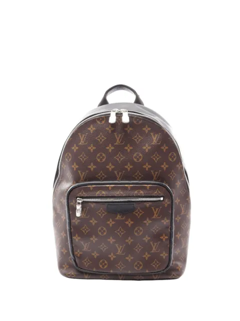 Louis Vuitton Pre-Owned 2000-2026 Monogram Macassar Josh NV backpack Brown SGU7QKM1C7P489VB