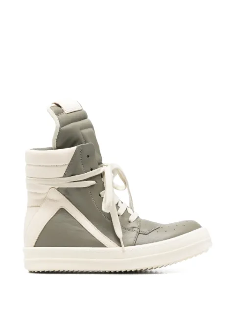 Rick Owens high-top panelled sneakers Grey RP02F5894LGYLCO