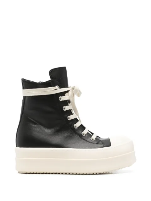 Rick Owens leather high-top sneakers Black RP02F5859LCO