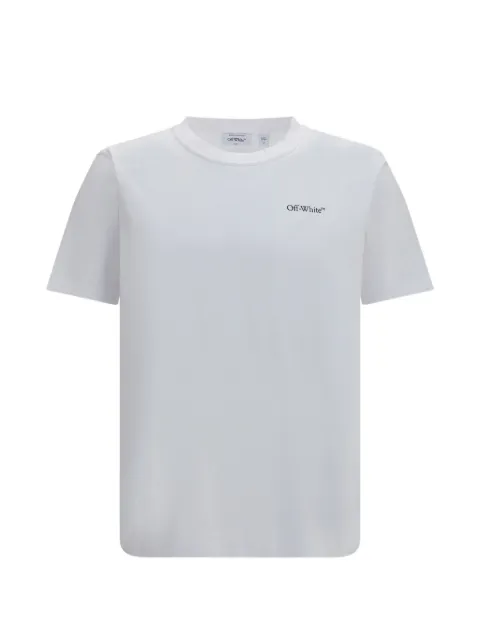 Off-White Small Bookish logo-print T-shirt White OMAA16MF26JER00M10
