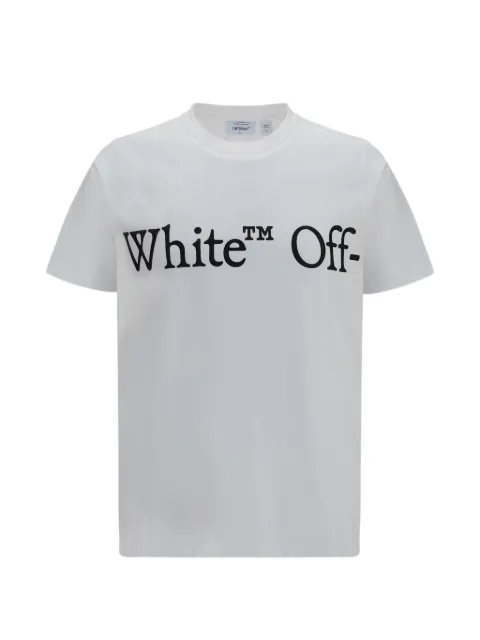 Off-White Bookish Scarf T-shirt White OMAA16MF26JER00G10
