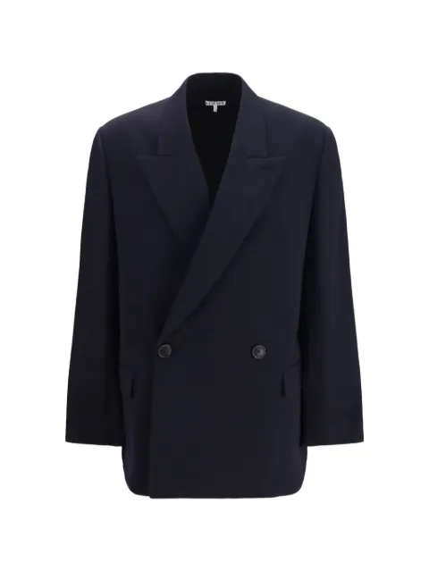 LOEWE double-breasted peak-lapels blazer Blue H526Y03WDL