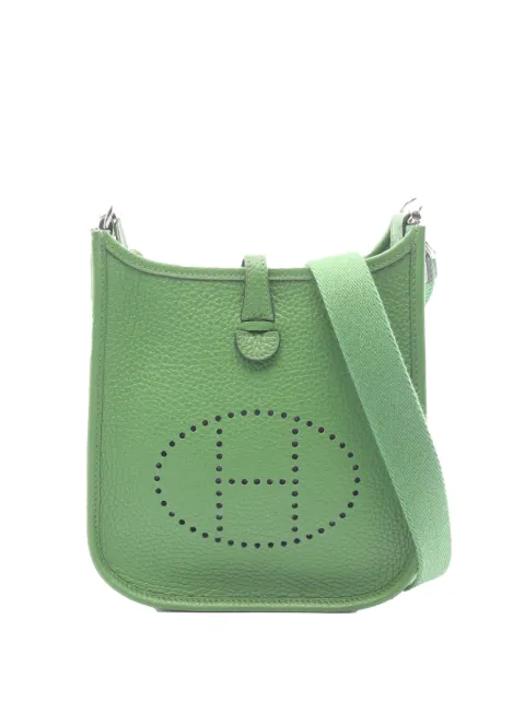 Hermès Pre-Owned 2024 Clemence Evelyne 16 Amazone crossbody bag Green 7W12OCPH08A9120S