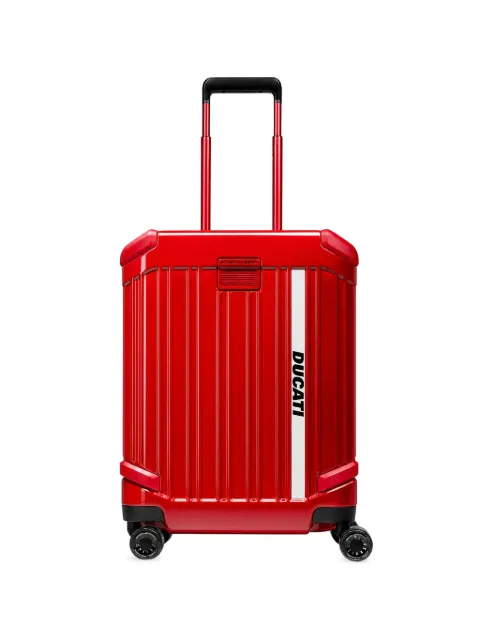 PIQUADRO x Ducati logo-print suitcase Red BV4425POPD