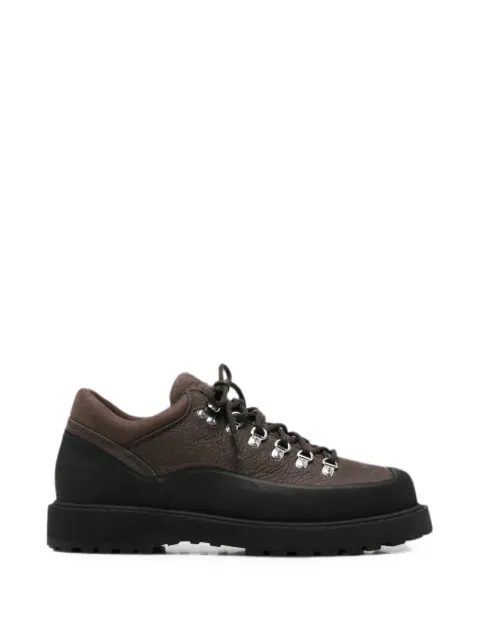 Diemme Cornaro Gomma lace-up panelled boots Brown DI26FWCOMF03N006