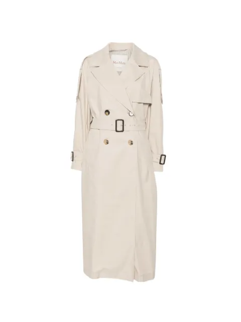 Max Mara Coro double-breasted belted trench coat Neutrals 2629026074600