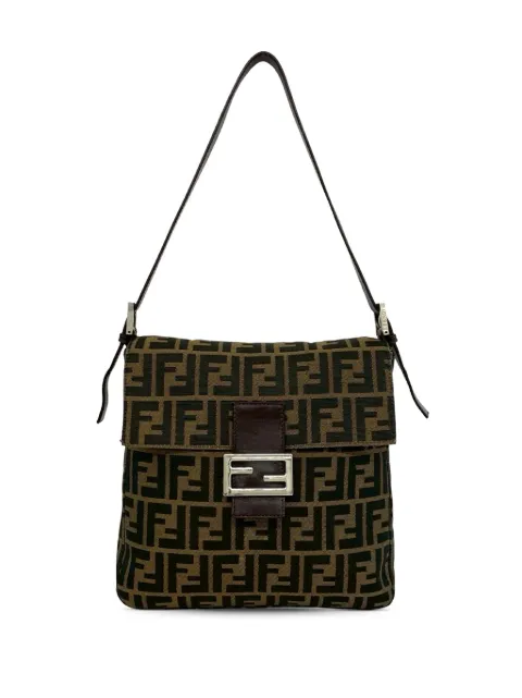Fendi Pre-Owned 2010-2026 Zucca Canvas shoulder bag Brown Y56YNXSWMHLQMSEO
