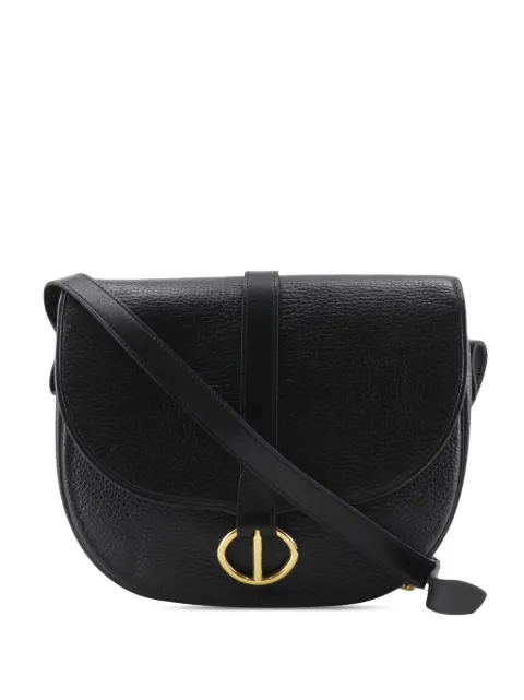 Christian Dior Pre-Owned 20th Century Leather Flap crossbody bag Black Q08NGJZJQB0GAW8E