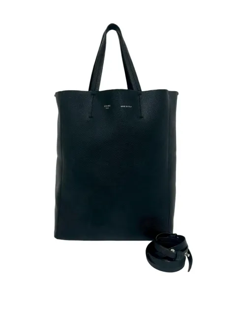 Celine Pre-Owned 2015 Vertical Cabas Tote satchel Black 66BLJNGOPOPRWHIK