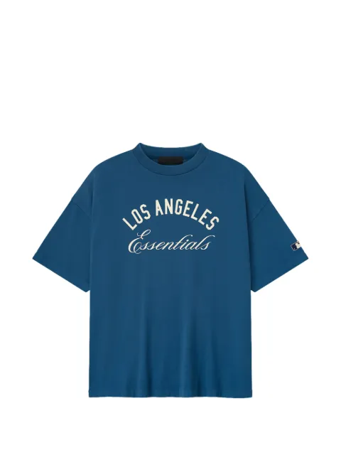 FEAR OF GOD ESSENTIALS logo-print cotton-jersey T-shirt Blue 125ML254217F