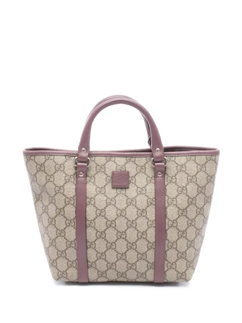 Gucci Pre-Owned 2000-2015 Kids GG Supreme handbag Neutrals 0GLKHB1OT5ZLM2DG