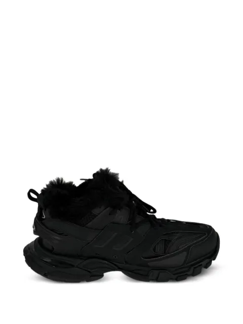 Balenciaga Pre-Owned Track faux fur-lined sneakers Black RFCPUGBSH758553M