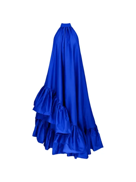 AZEEZA Lucas maxi dress Blue LUCASGOWNTAFFETA