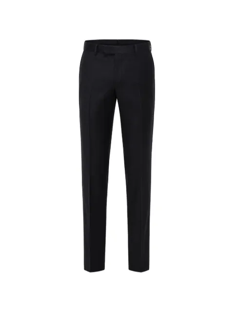 Corneliani concealed-closure wool trousers Black 785Z2Z6838233001