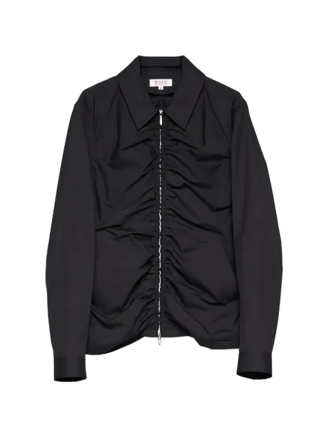 MASU Gather Sports zip-up jacket Black M26U6BL003