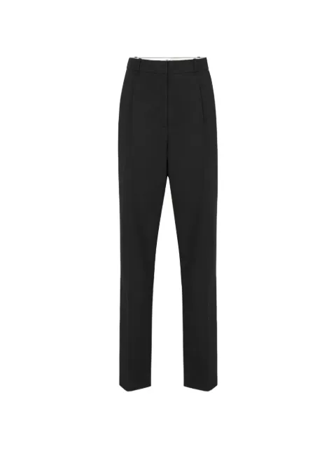 Elisabetta Franchi high-waisted pressed-crease trousers Black PA19066E2