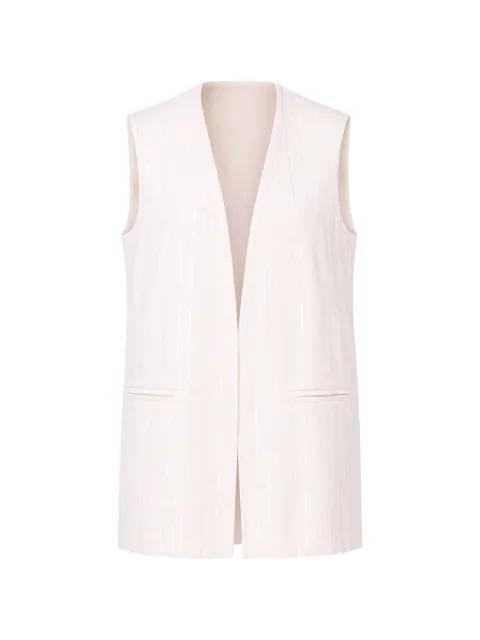 MeimeiJ V-neck gilet Neutrals M6PAF2791