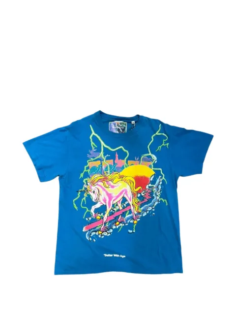 Better with Age graphic-print T-shirt Blue BWA181
