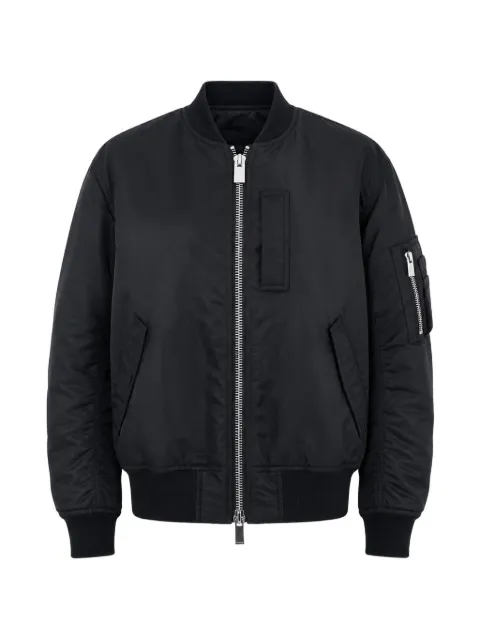 sacai zip-up twill jacket Black SCW301