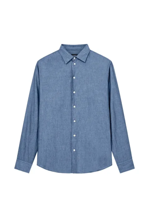 Emporio Armani long-sleeve cotton shirt Blue EM000099TE22502O9002