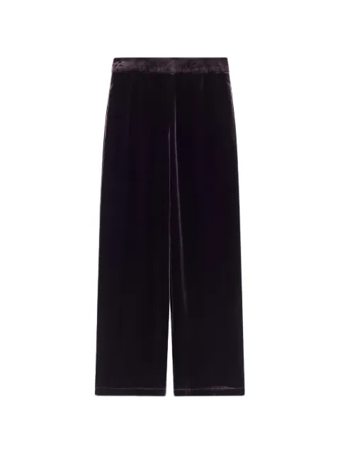 MOMONÌ Pascal pleated velvet trousers Purple 266MMOPA03326629MO