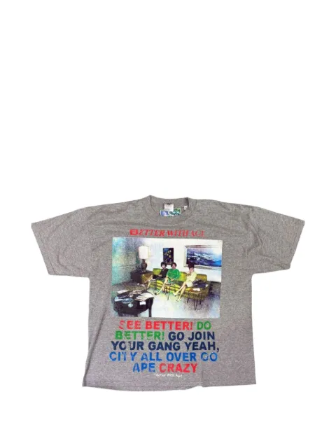 Better with Age graphic-print T-shirt Grey BWA185