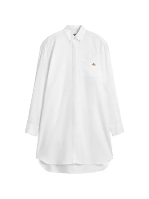 Fiorucci Angel-patch midi shirt dress White W26SSDRI004CO04