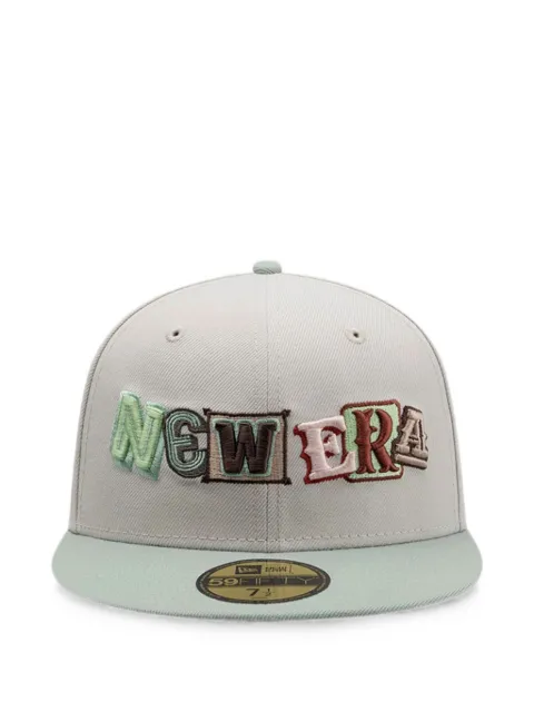 NEW ERA CAP DIY Note 59Fifty logo-embroidered cap Neutrals 60855727
