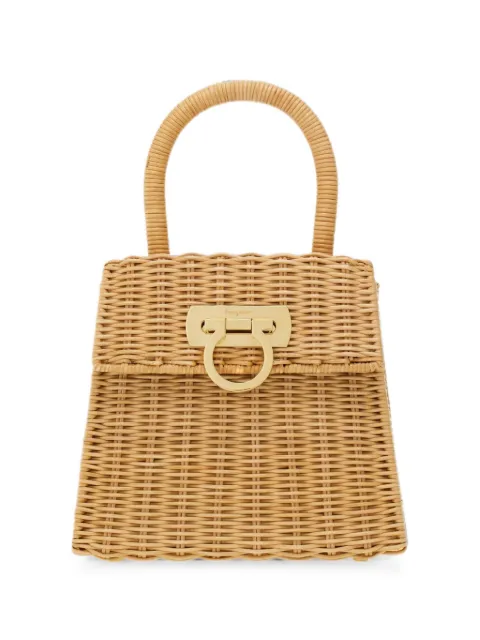 Ferragamo Iconic Top Handle bag S Neutrals 793846