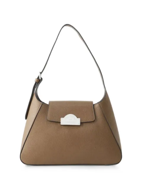 Karl Lagerfeld Rue St-Guillaume grained-leather shoulder bag Neutrals B3W301132PR