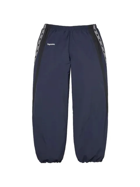 Supreme logo-tape track pants Blue SU27845