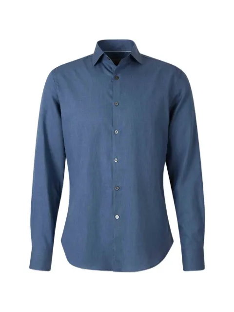 Canali cotton shirt Blue CSL7065GL02963