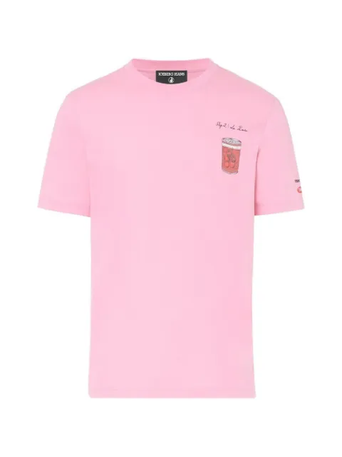 Iceberg graphic-print T-shirt Pink 26EJ1P0F013P4004207