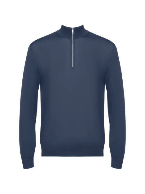 Zegna half-zip sweater Blue UGM00A2128