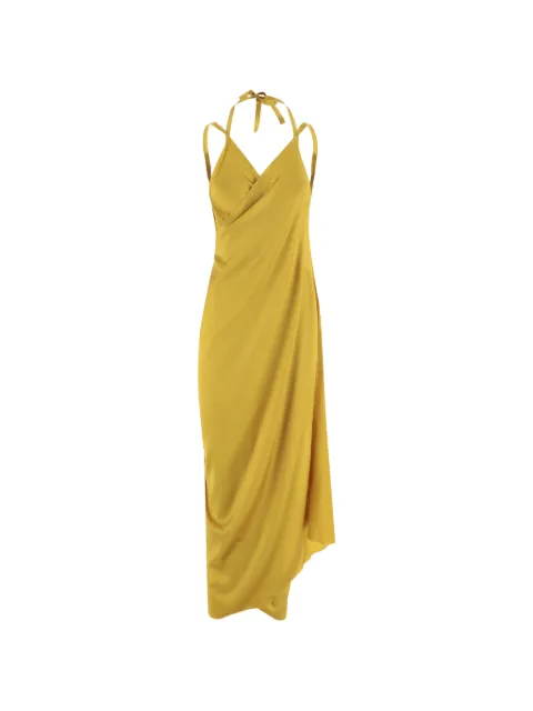 Stephan Janson wrap-design dress Yellow 85905Z105761
