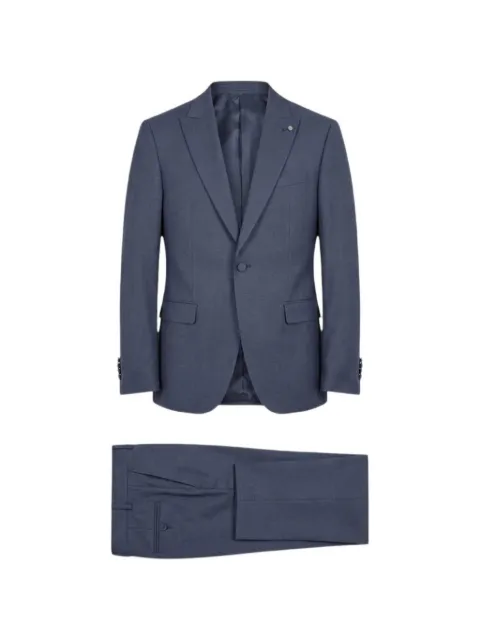 ETIEM TEXTIL S.L. single-breasted notched-lapels suit Blue 27707377063
