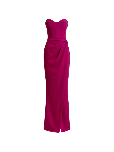 Gemy Maalouf strapless draped gown Pink LPPF206286LD