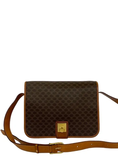 Celine Pre-Owned 2012 Macadam Coated Canvas crossbody bag Brown G47SXUJS117G7S6K