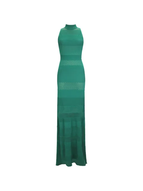 Gemy Maalouf knit sleeveless dress Green GMS237016LD