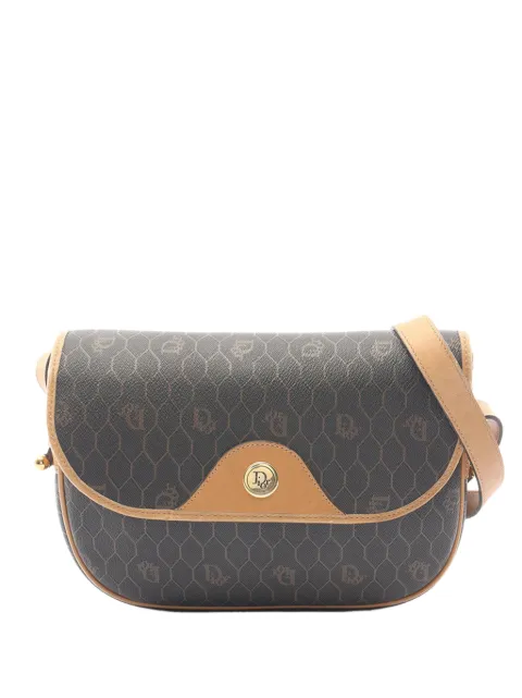 Christian Dior Pre-Owned 20th Century Honeycomb crossbody bag Black XRQNQINK2GMNAHC3