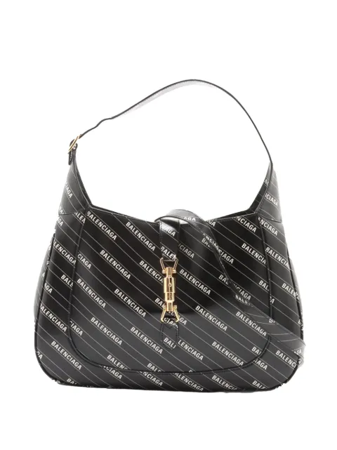 Gucci Pre-Owned 2016-2026 Balenciaga The Hacker Project Medium Calfskin Jackie 1961 crossbody bag Black 5R0ZWFMAPNKB1OUH
